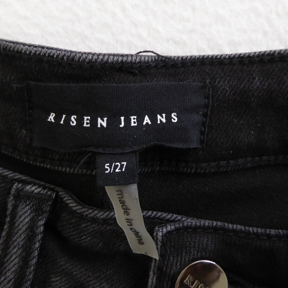 High-Waist Black Flared Women’s Jeans - Picture 8 of 11